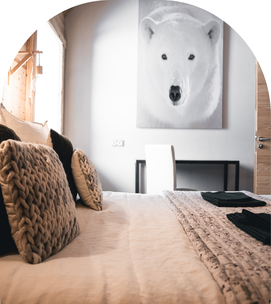 Gite le Moulin des Scies Neuves - Chambre ours blanc